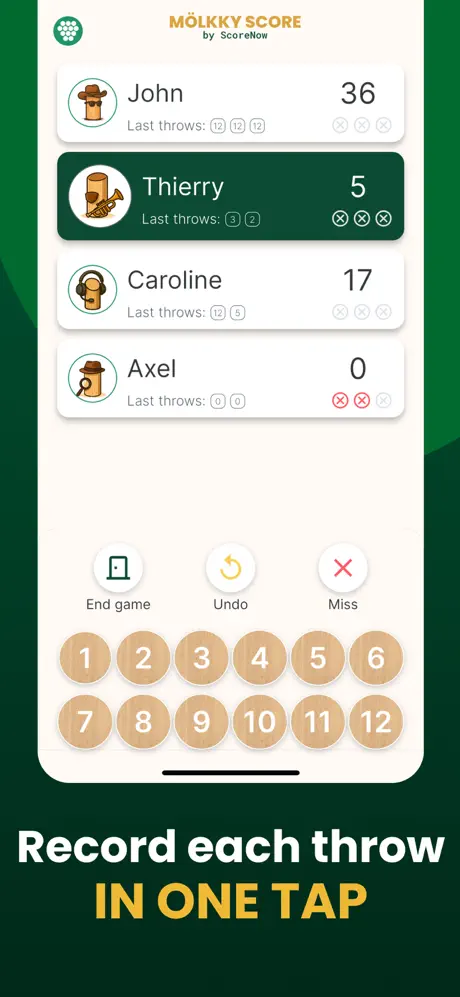 Mölkky Score screenshot 3
