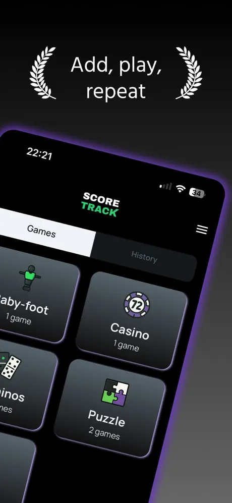 ScoreTrack screenshot 2