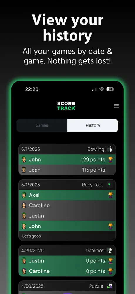 ScoreTrack screenshot 4
