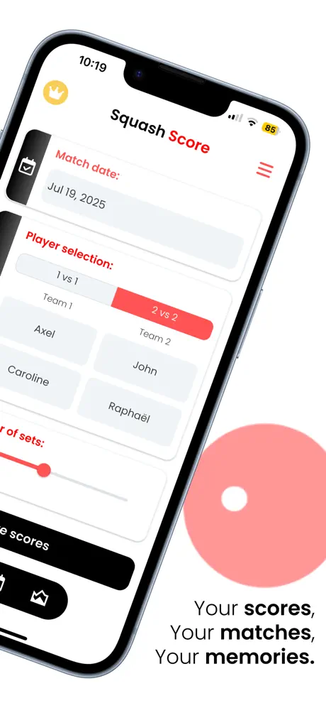 Squash Score screenshot 2