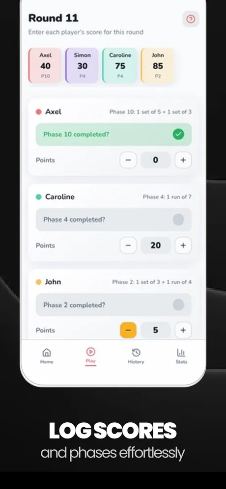 Phase 10 Score screenshot 2