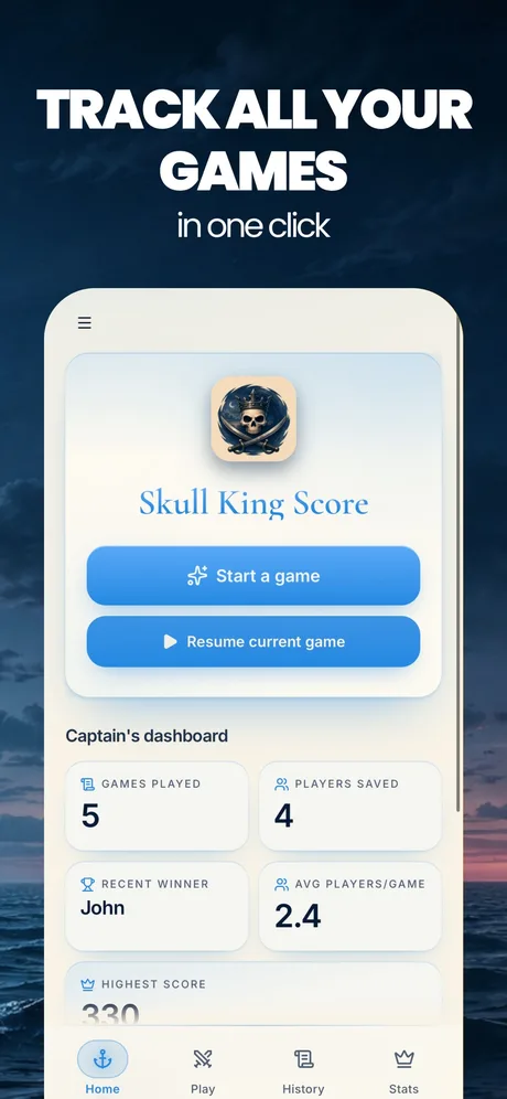 Skull King Score screenshot 2